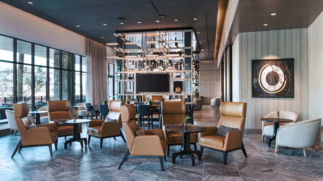 Lobby Seating at AC Hotel Las Vegas Symphony Park