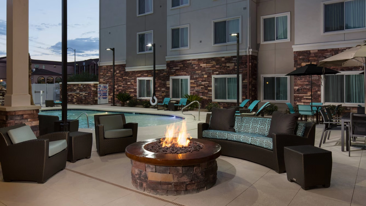 Fire Pit at Residence Inn Las Vegas Airport