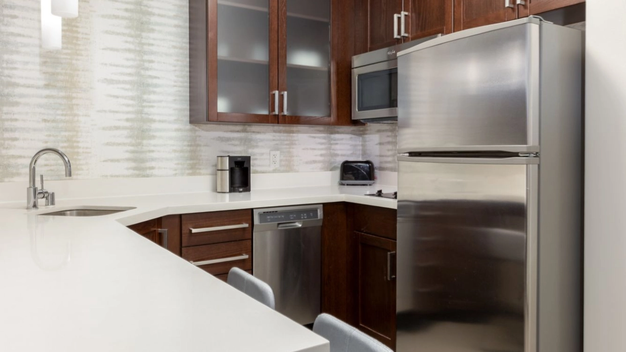 Suite Kitchen at Residence Inn Las Vegas Airport