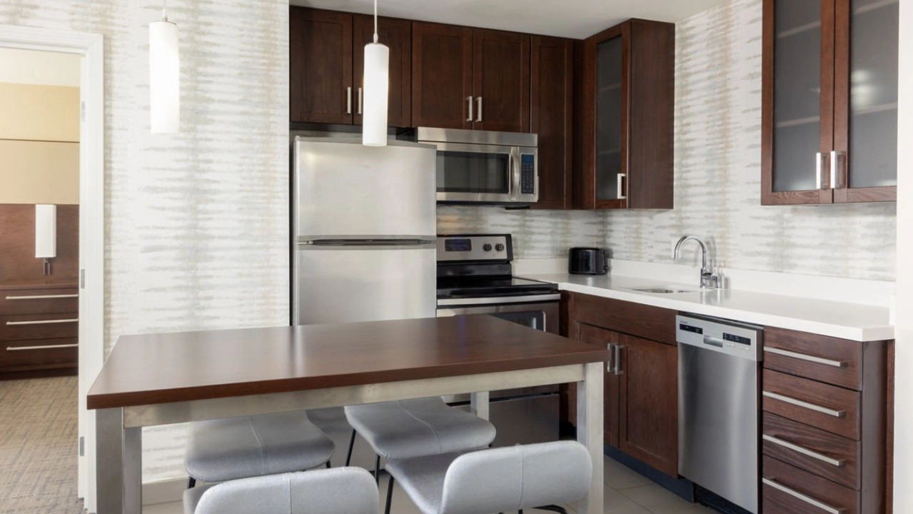 Suite Kitchen at Residence Inn Las Vegas Airport