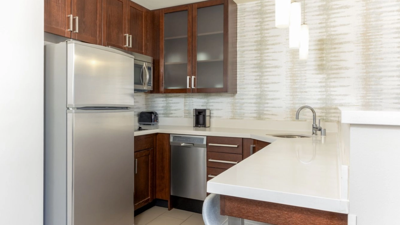 Suite Kitchen at Residence Inn Las Vegas Airport