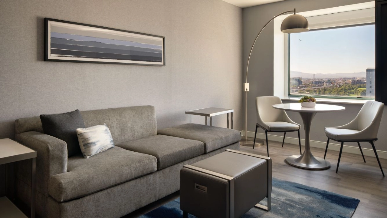 Suite Living Area at Las Vegas Marriott