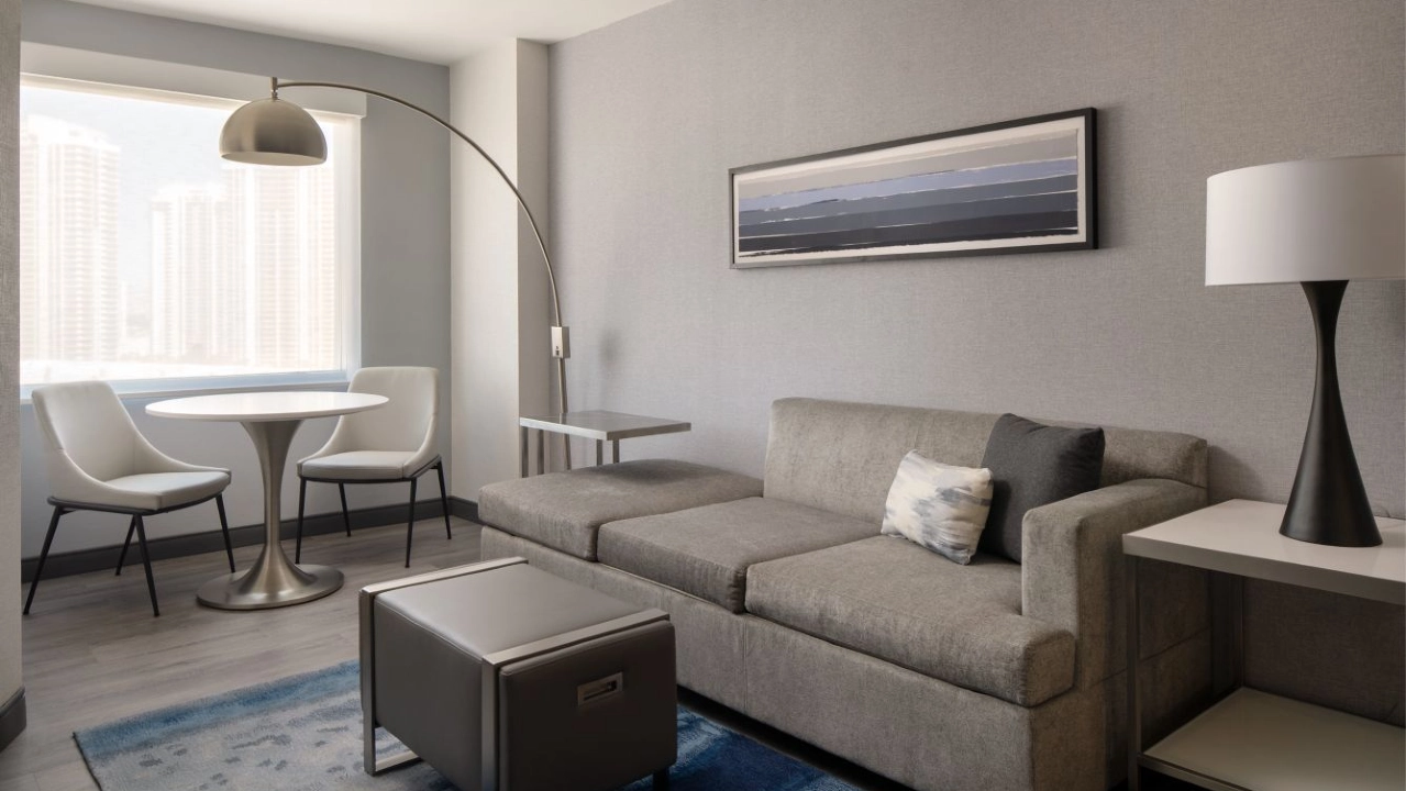 Suite Living Area at Las Vegas Marriott