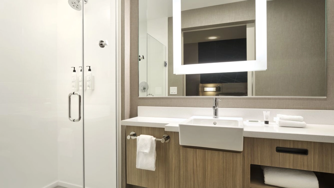 Suite Bathroom at Springhill Suites Las Vegas Airport