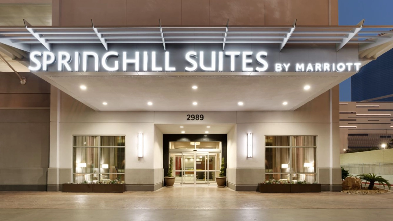 Hotel Entrance at Springhill Suites Las Vegas Convention Center