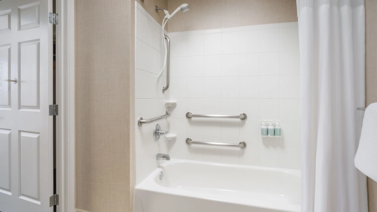 Suite Bathroom at Residence Inn Las Vegas Stadium Area