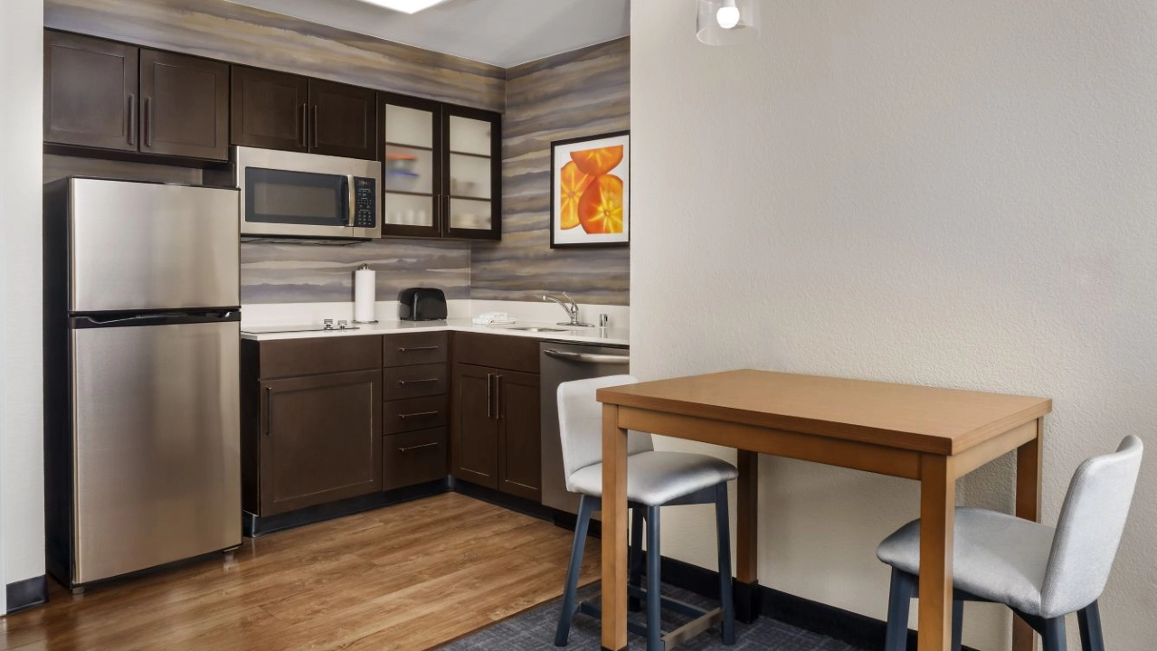 Suite Kitchen at Residence Inn Las Vegas Stadium Area