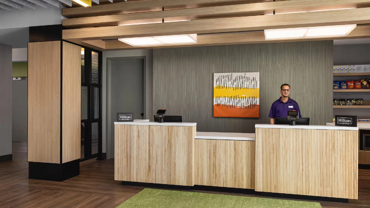 Front Desk at Spark By Hilton Las Vegas Airport