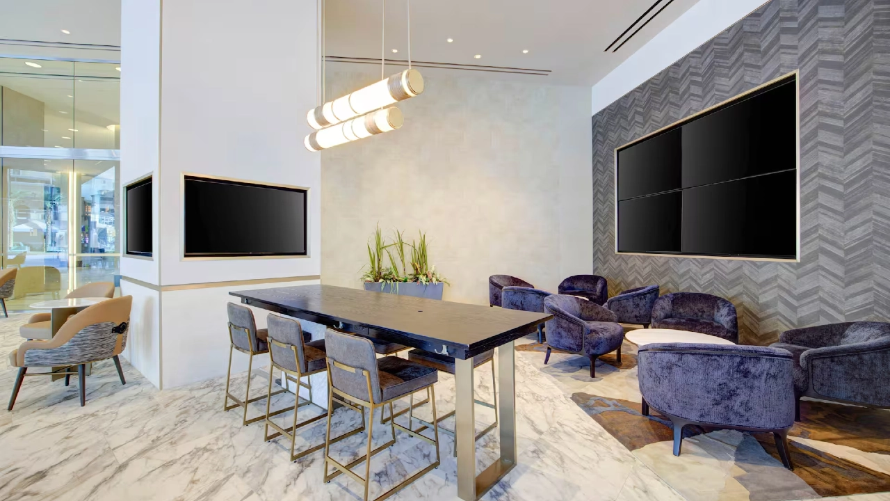 Lobby at Hilton Club Elara Las Vegas
