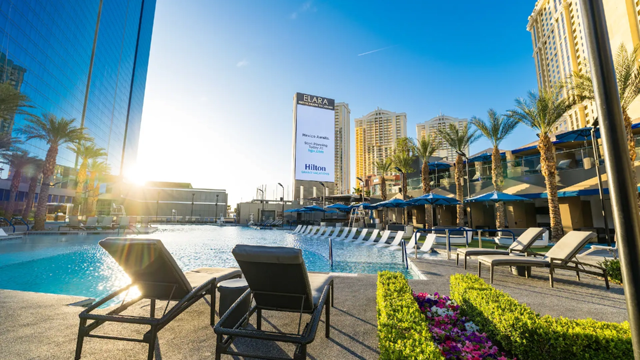 Pool at Hilton Club Elara Las Vegas
