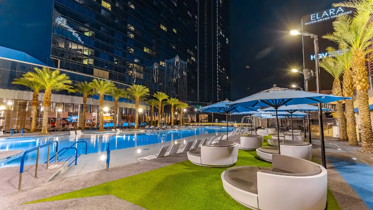 Pool at Hilton Club Elara Las Vegas