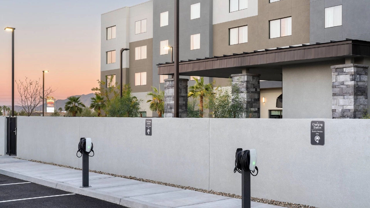 EV Charging Stations at Homewood Suites North Las Vegas Speedway