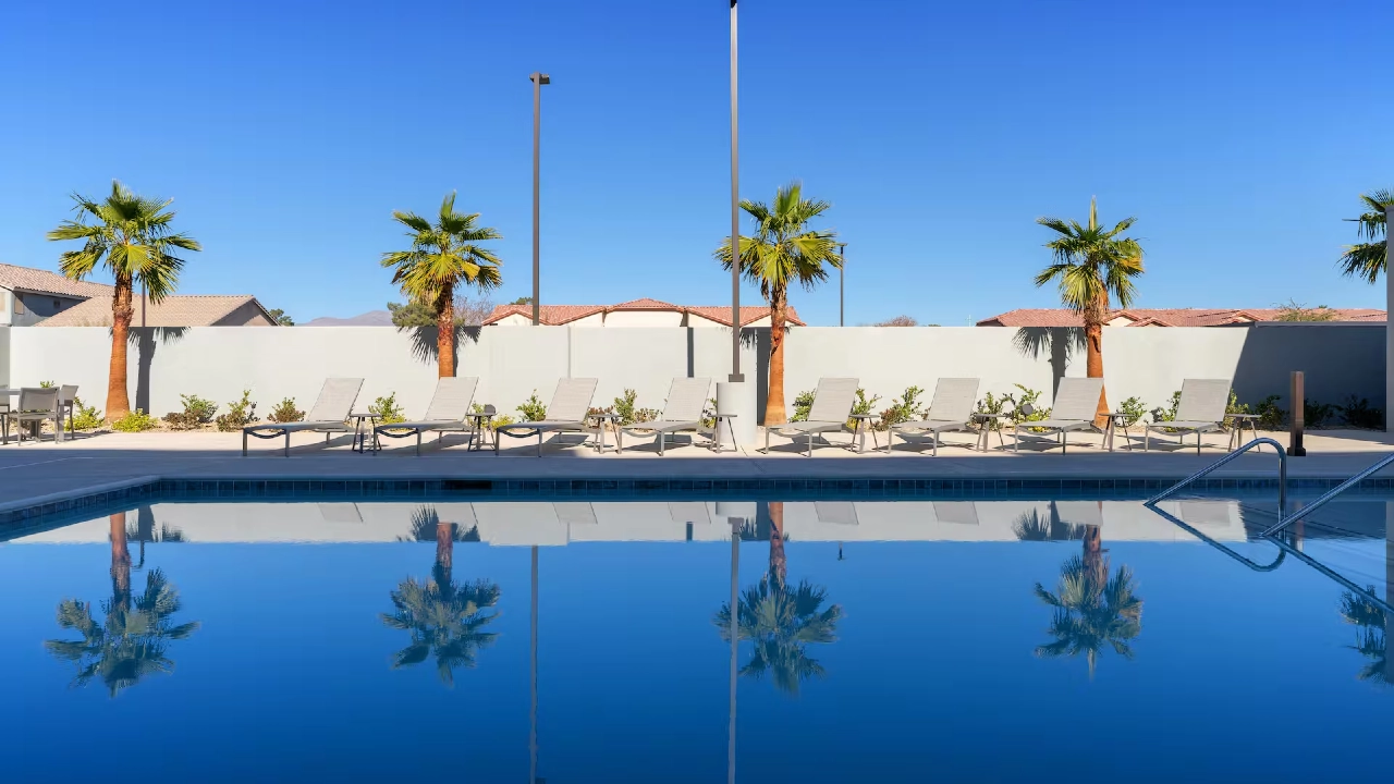 Pool at Homewood Suites North Las Vegas Speedway