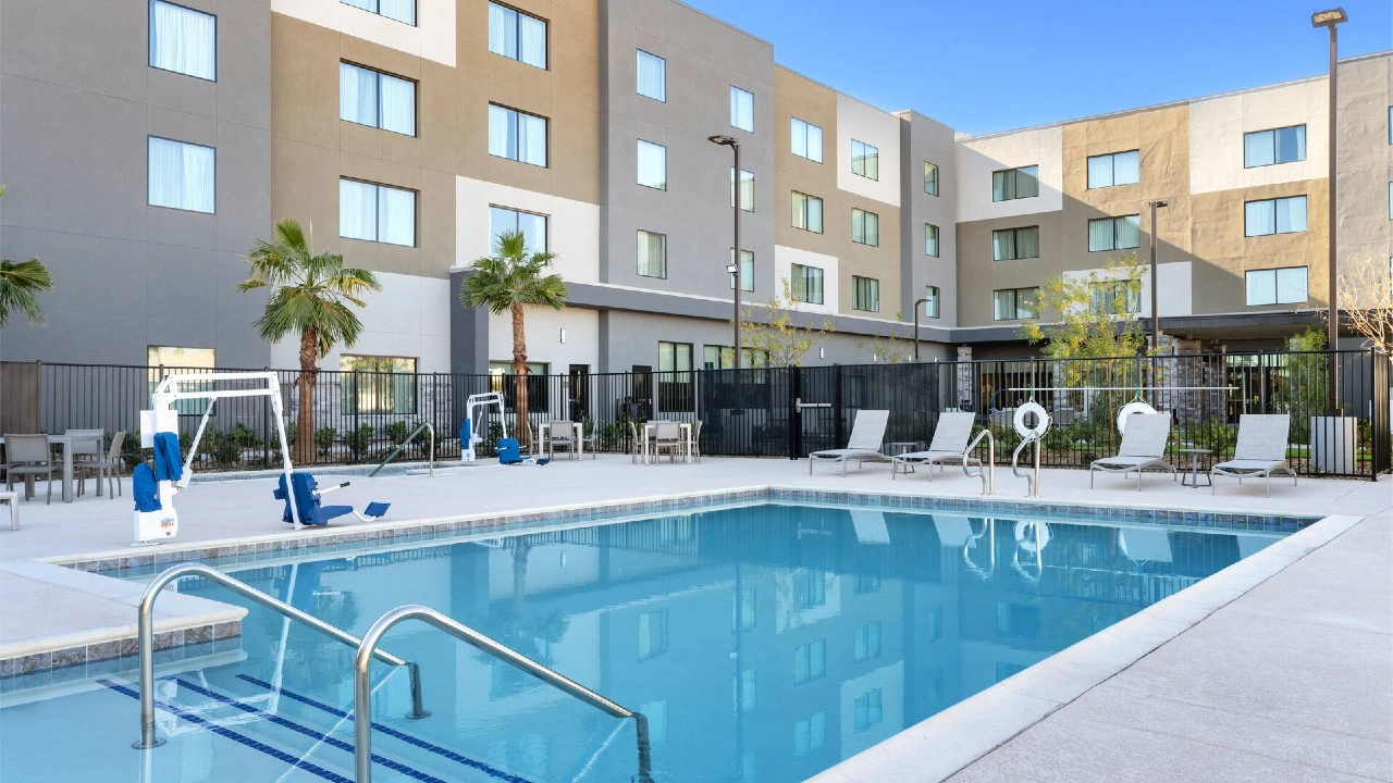Pool at Homewood Suites North Las Vegas Speedway