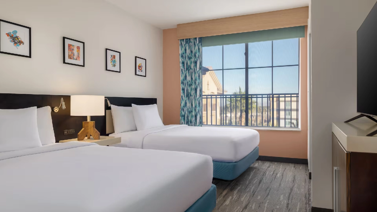 Junior Suite Two Queens at Hilton Garden Inn Las Vegas Strip South