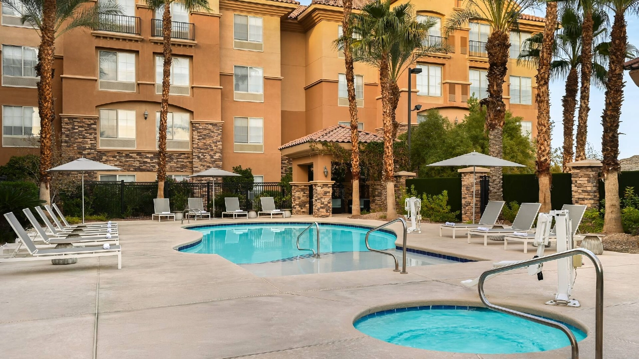 Pool at Hilton Garden Inn Las Vegas Strip South