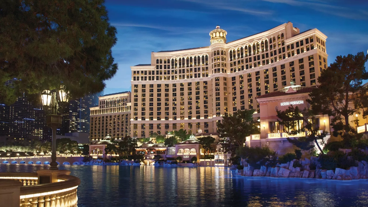 Hotel Exterior at Bellagio Las Vegas