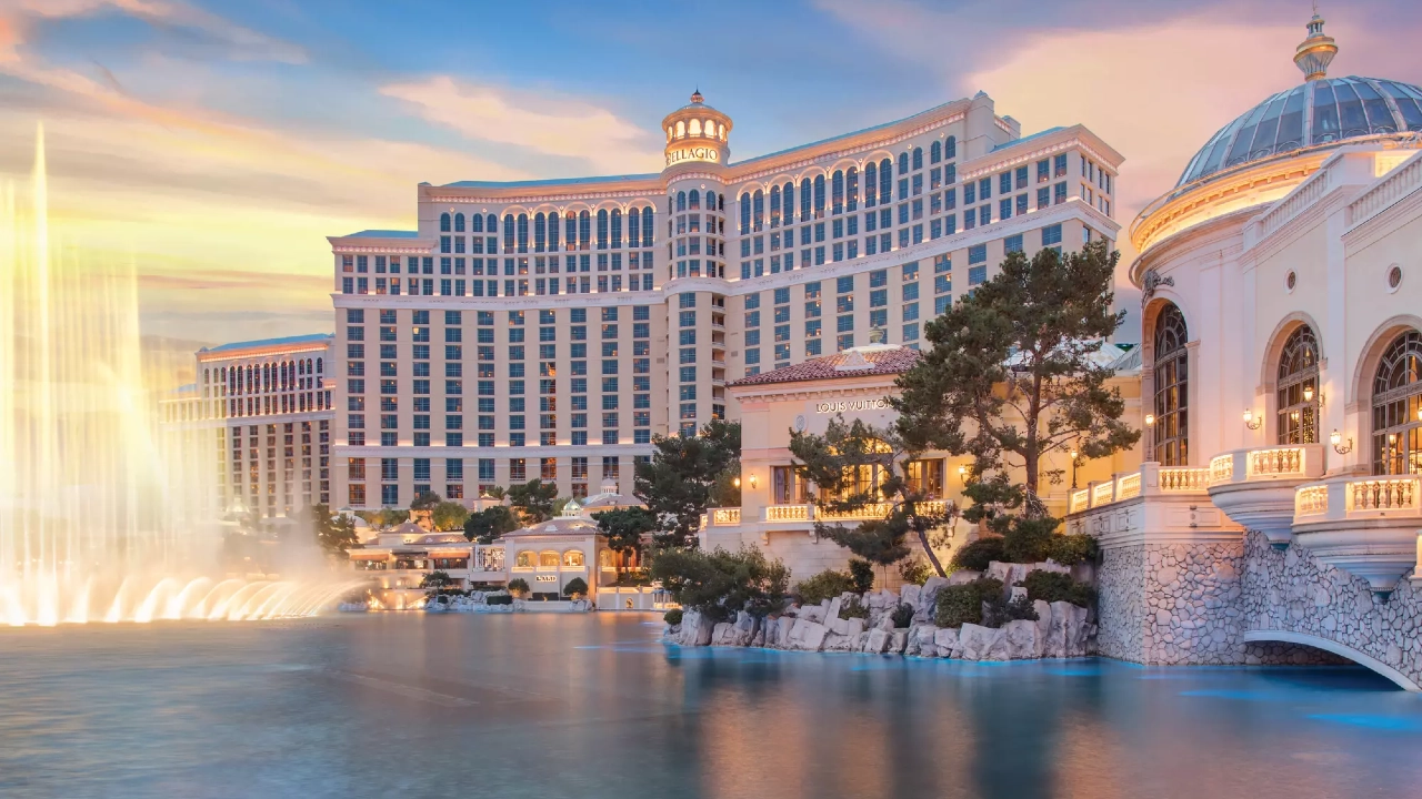 Hotel Exterior at Bellagio Las Vegas