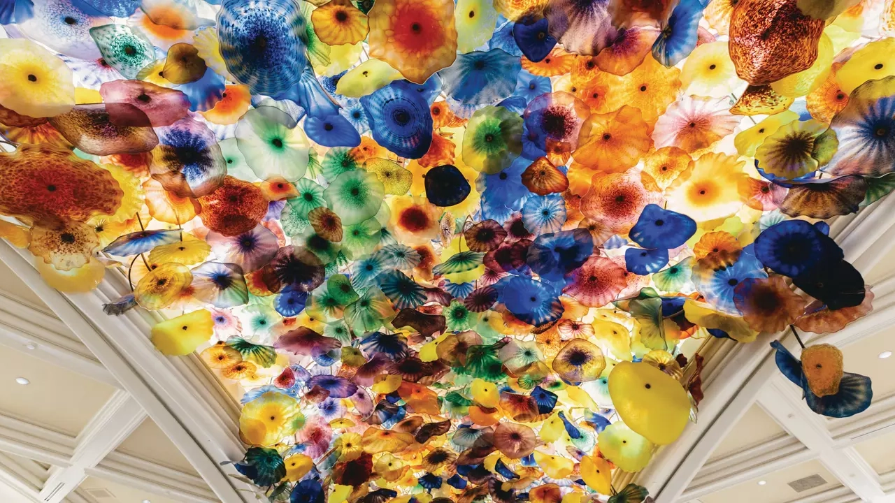 Lobby at Bellagio Las Vegas