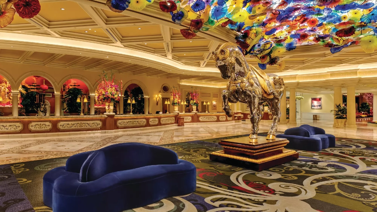 Lobby at Bellagio Las Vegas