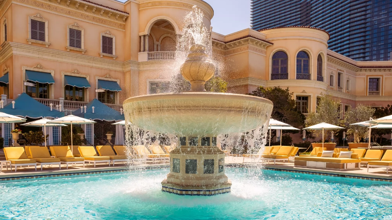 Pool at Bellagio Las Vegas