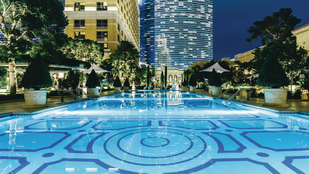 Pool at Bellagio Las Vegas