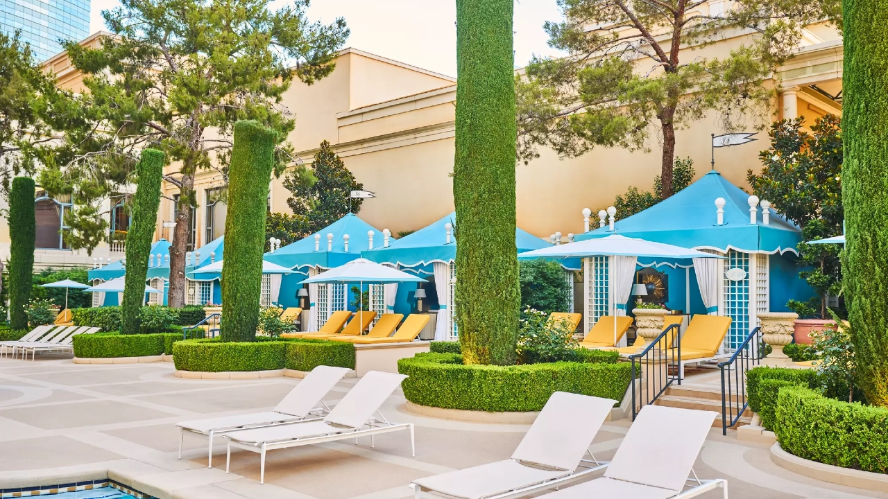 Pool Cabanas at Bellagio Las Vegas