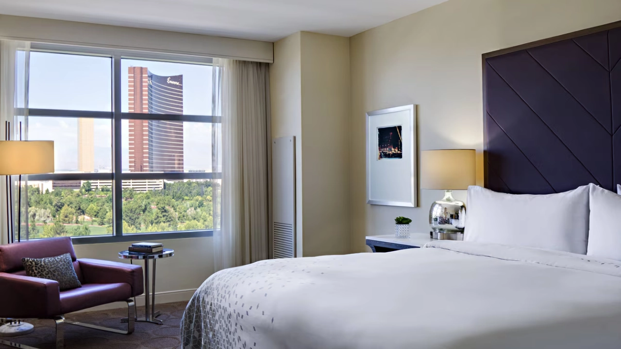 Guest Room Bedroom at Renaissance Las Vegas Hotel