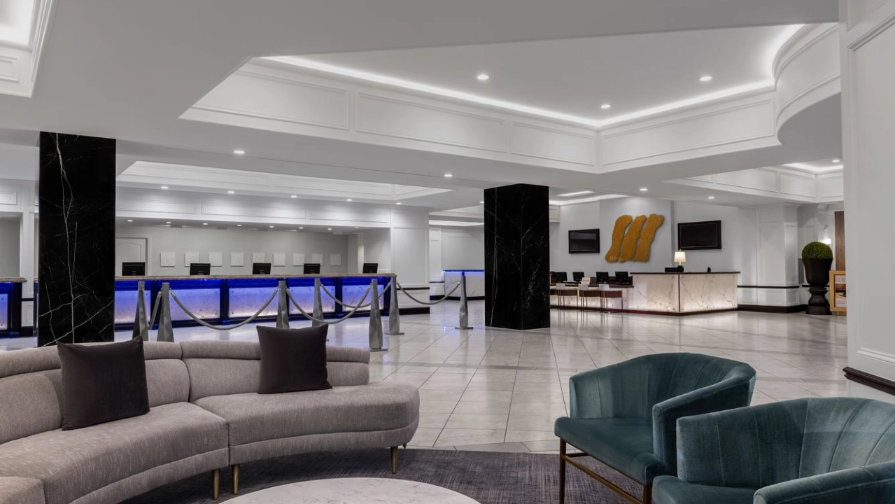 Lobby at Marriott's Grand Chateau