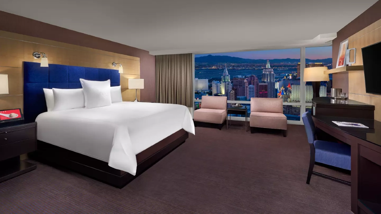 Restore Deluxe King Room Strip View at Aria Resort and Casino Las Vegas