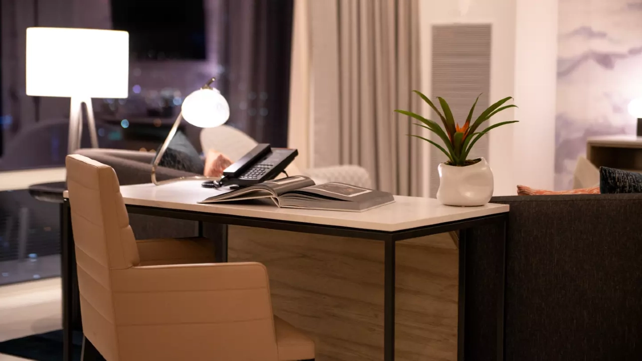 Sky Suites Work Desk at Aria Resort and Casino Las Vegas