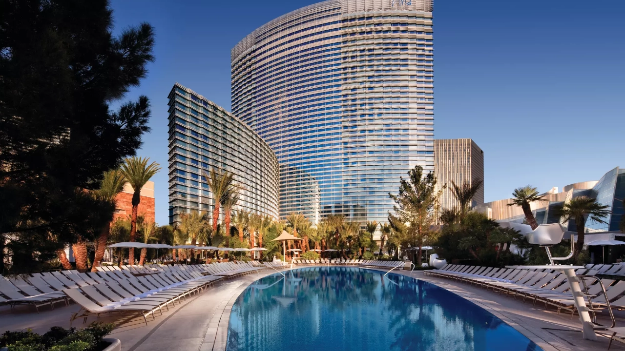 Pool at Aria Resort and Casino Las Vegas