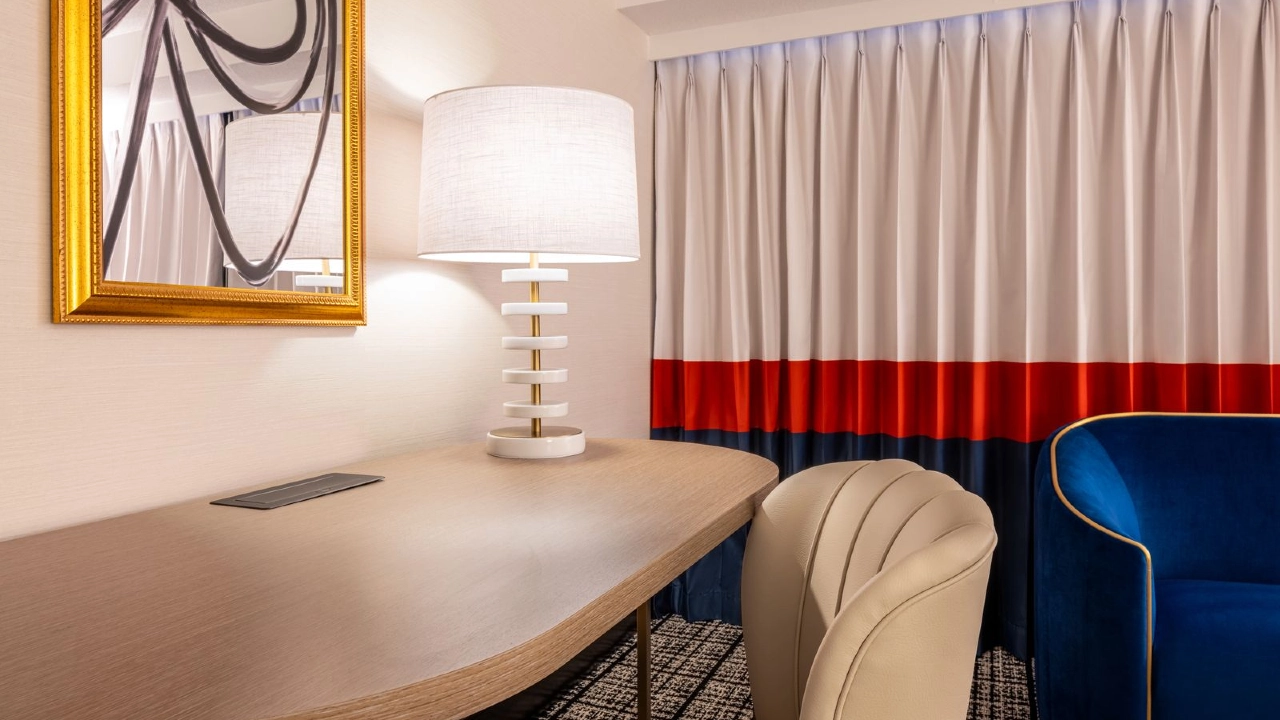 Versailles Room Two Queens Pool View at Paris Las Vegas