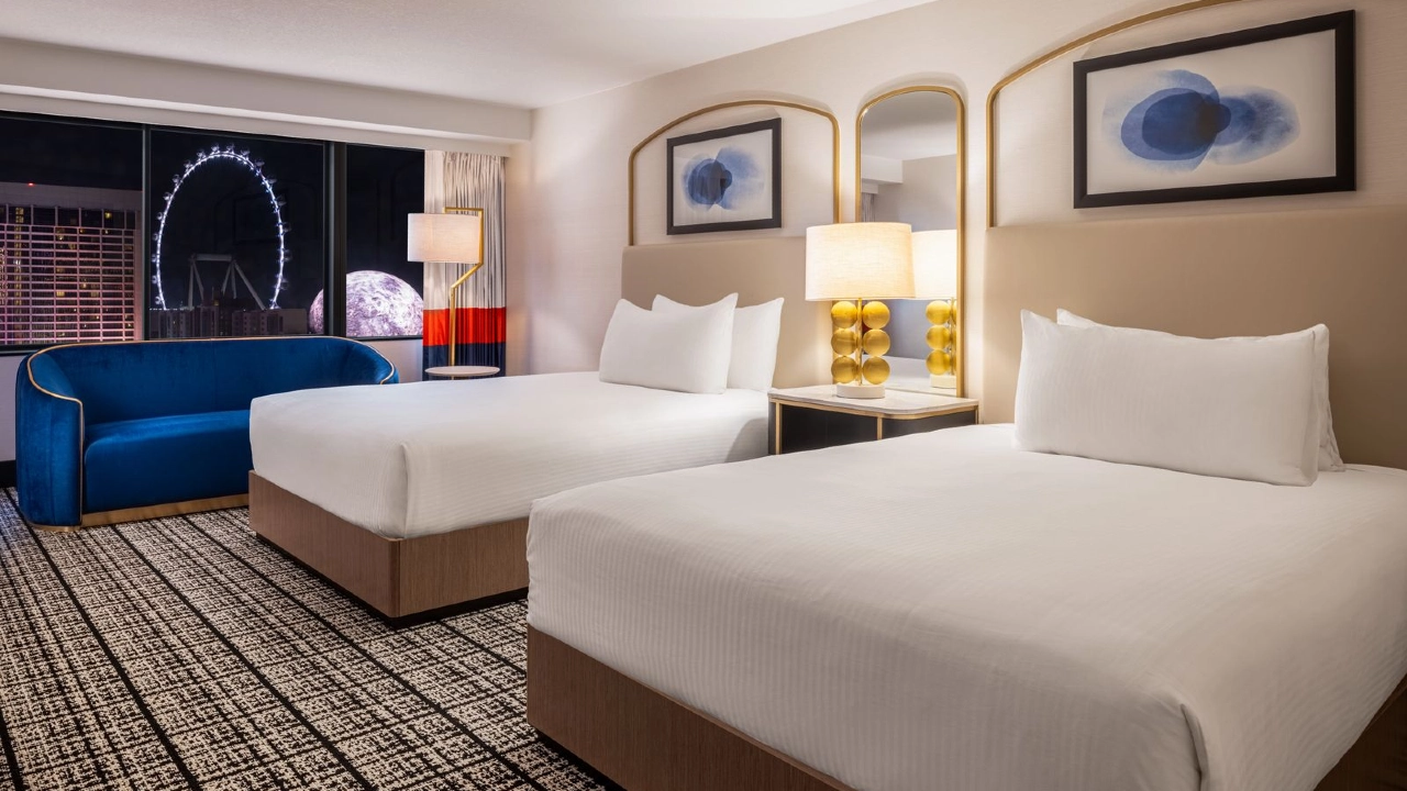 Versailles Room Two Queens Strip View at Paris Las Vegas