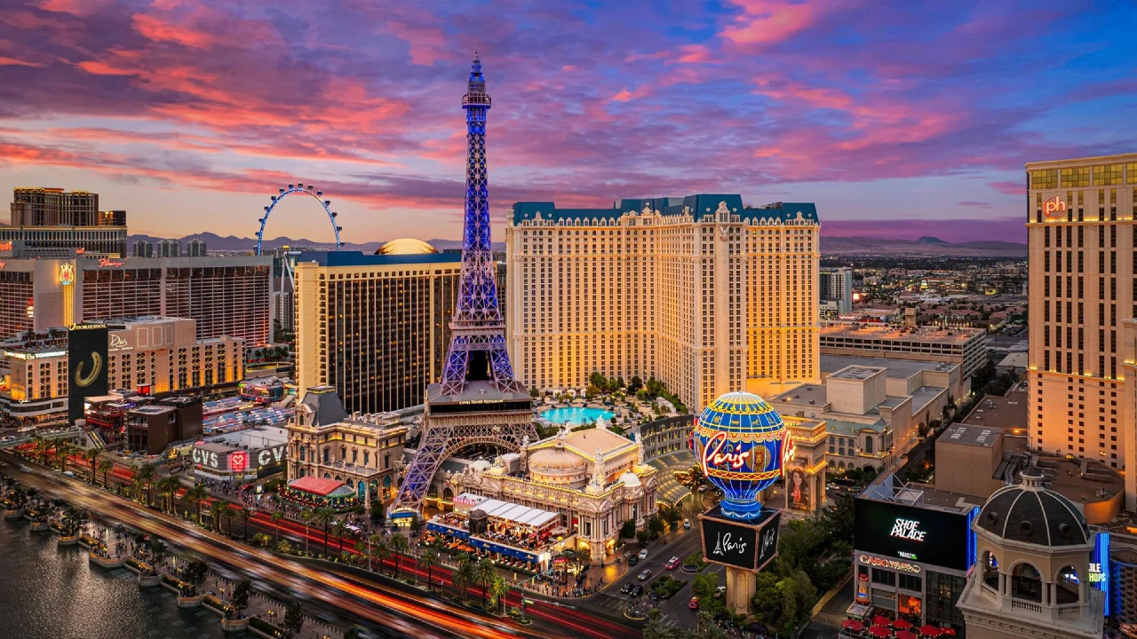 Hotel Exterior at Paris Las Vegas