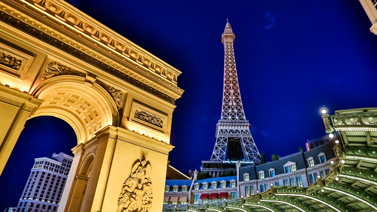 Hotel Exterior at Paris Las Vegas