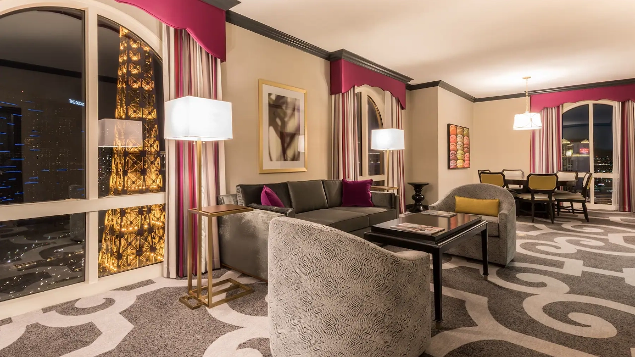 Bordeaux Charlemagne Suite King at Paris Las Vegas