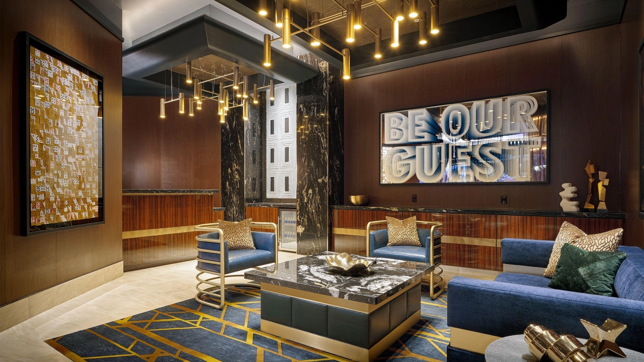 Seating Area at Circa Resort and Casino Las Vegas
