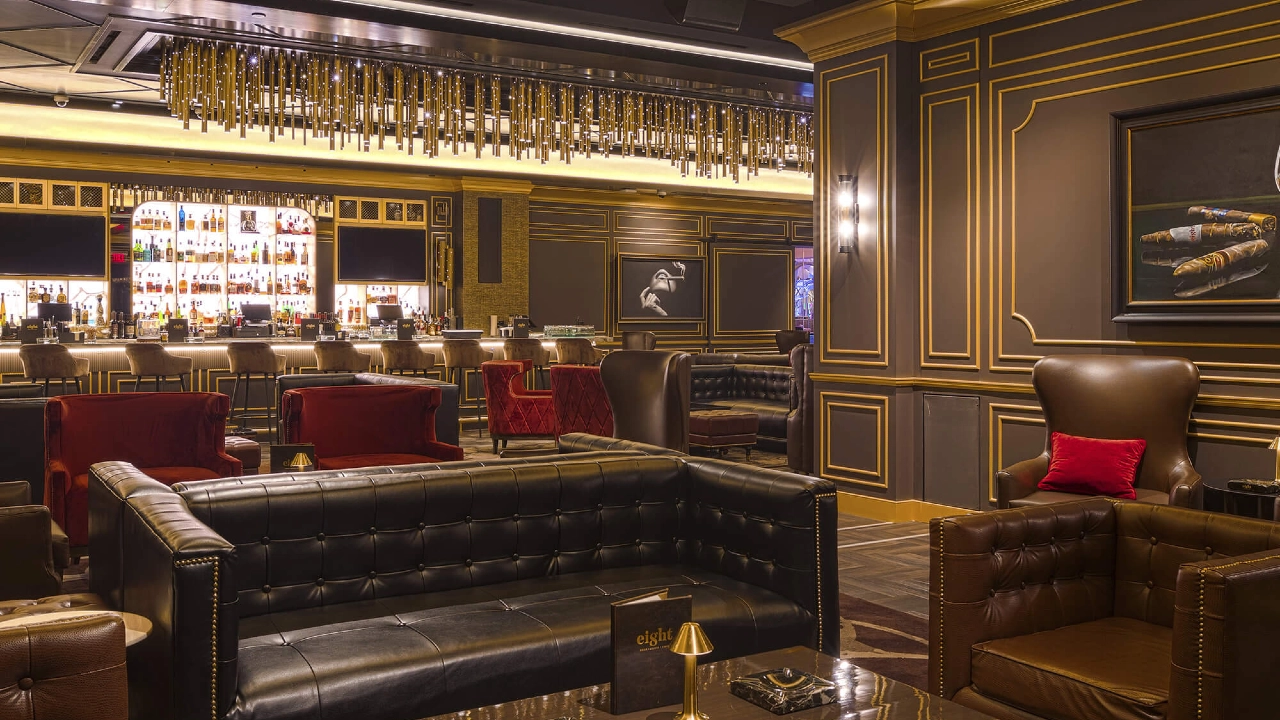 Eight Cigar Lounge at Resorts World Las Vegas