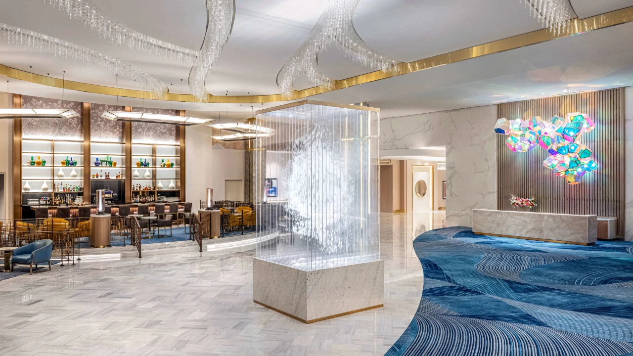 Conrad Lobby at Resorts World Las Vegas