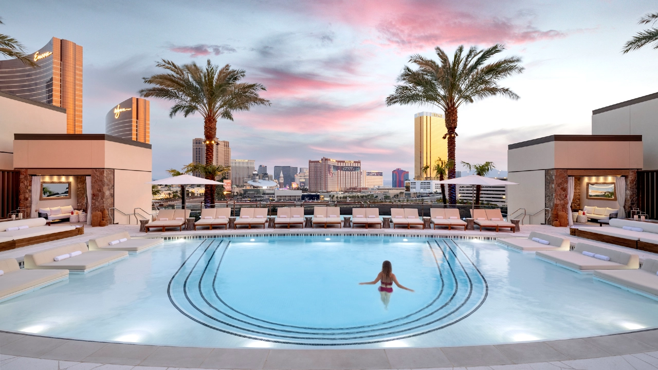 Athena Infinity Ultra Pool at Resorts World Las Vegas