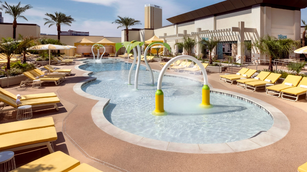 Yellow Pool at Resorts World Las Vegas