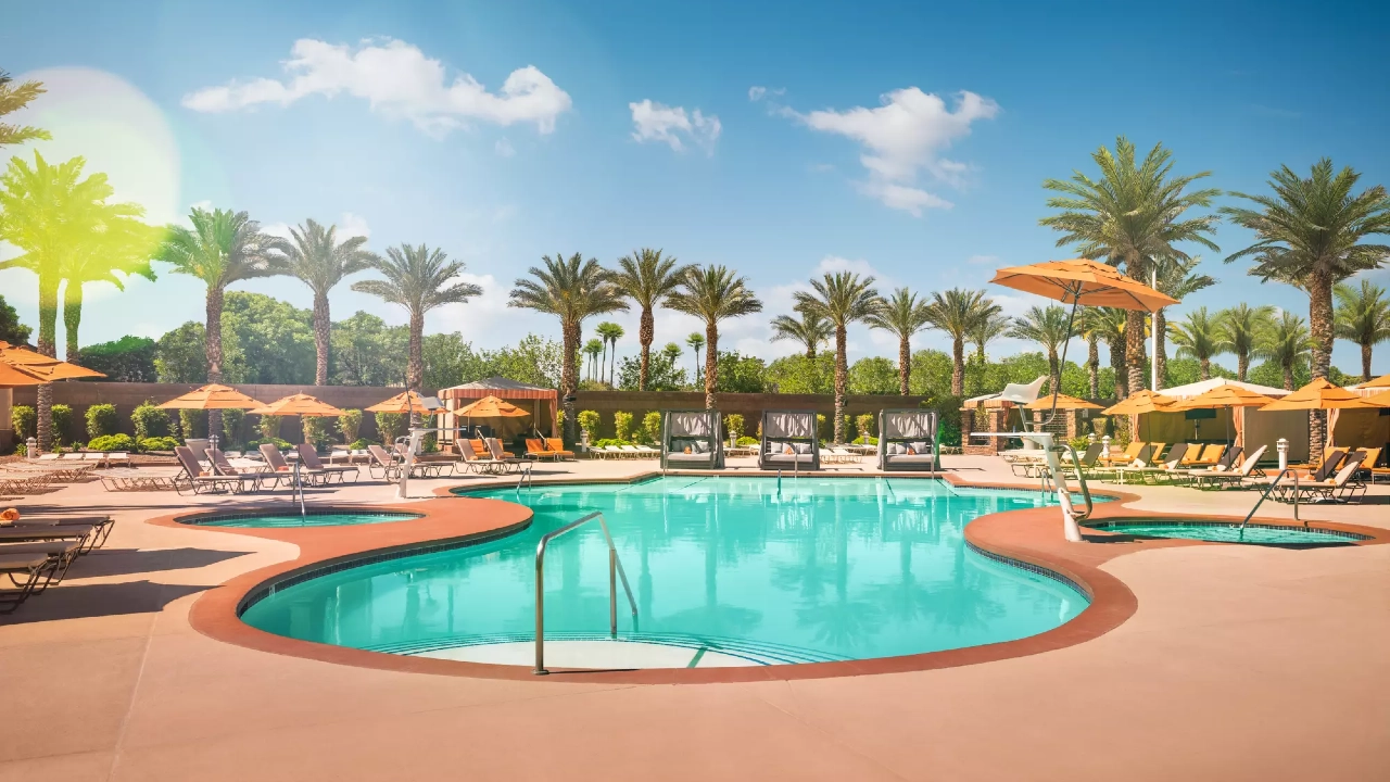 Pool at Excalibur Hotel and Casino Las Vegas