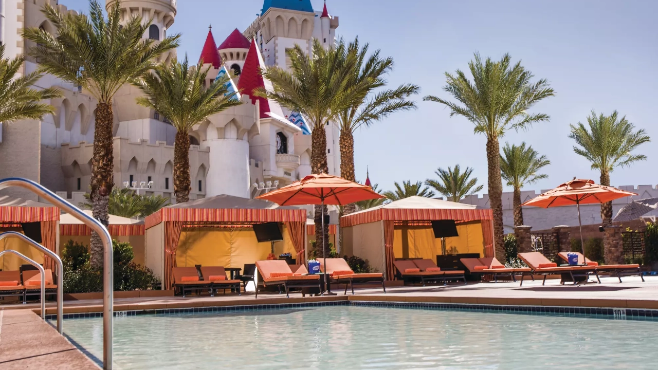 Pool at Excalibur Hotel and Casino Las Vegas