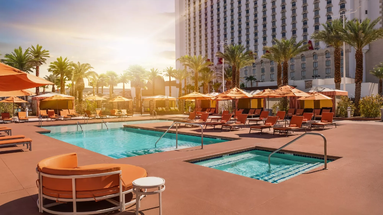 Pool at Excalibur Hotel and Casino Las Vegas