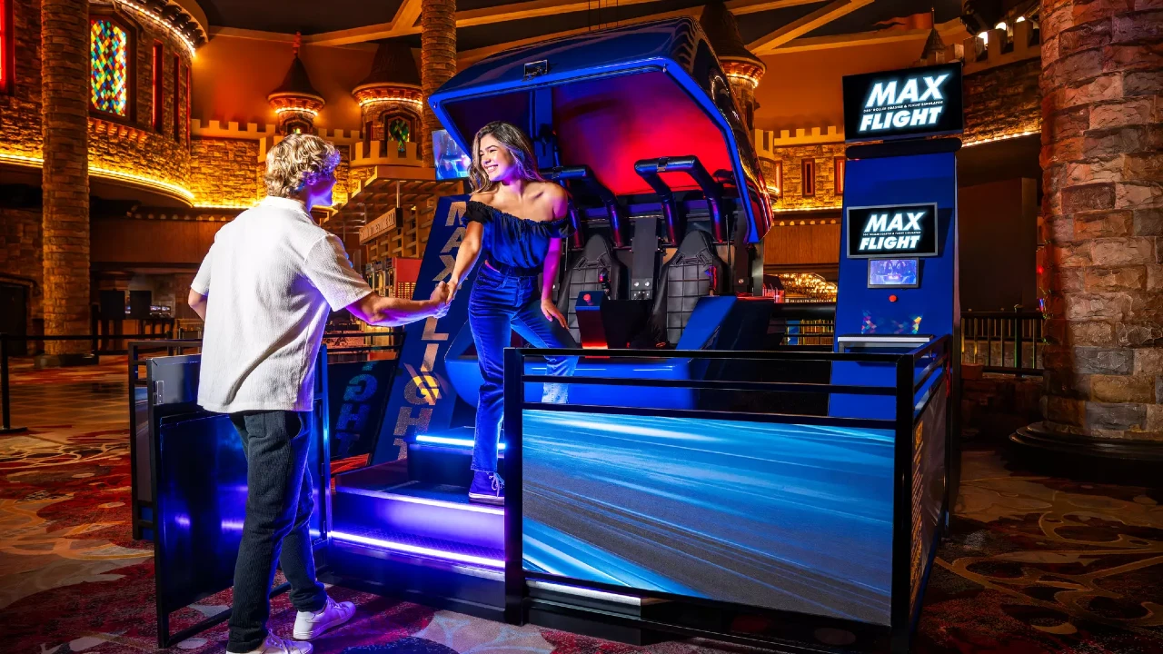 Max Flight Simulator at Excalibur Hotel and Casino Las Vegas