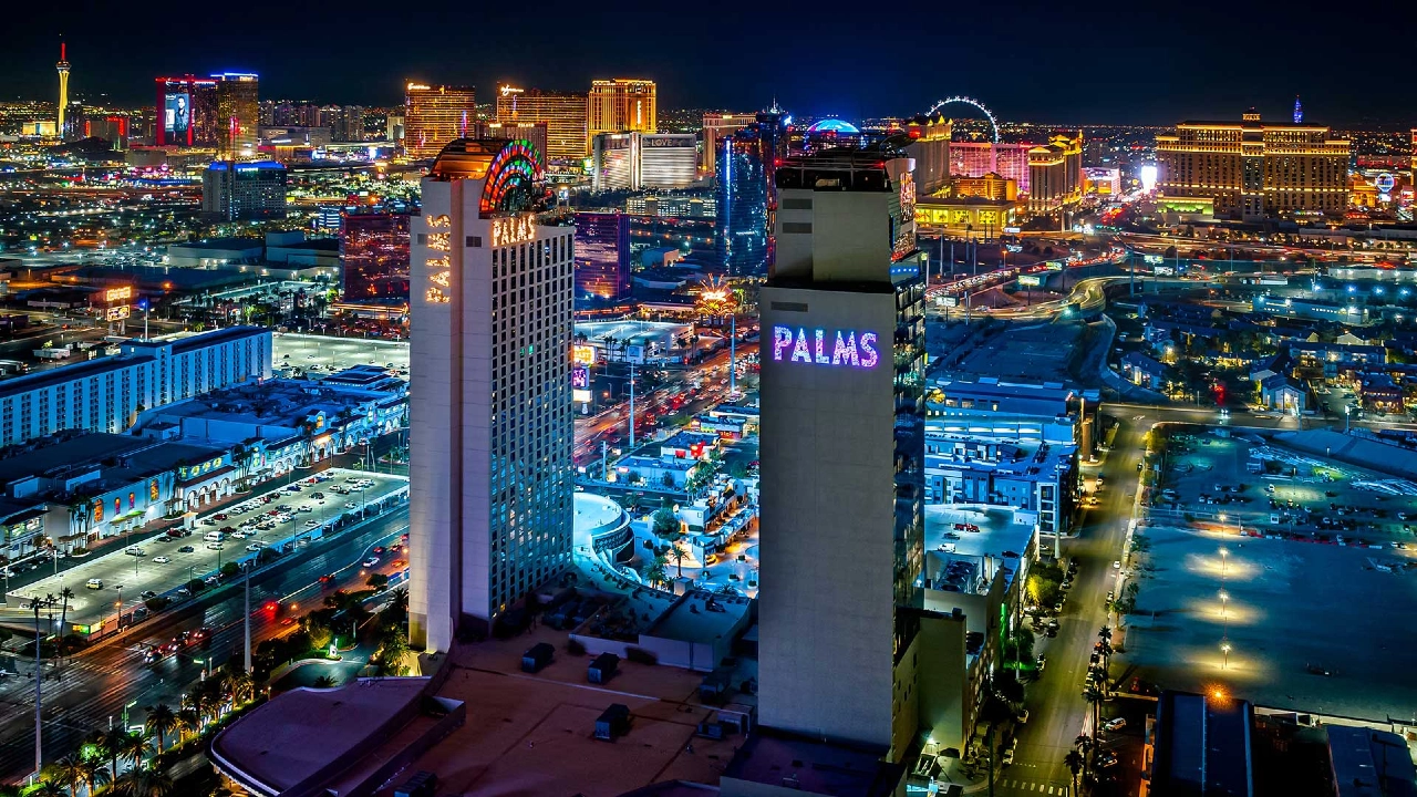 vHotel Exterior at Palms Casino Resort Las Vegas