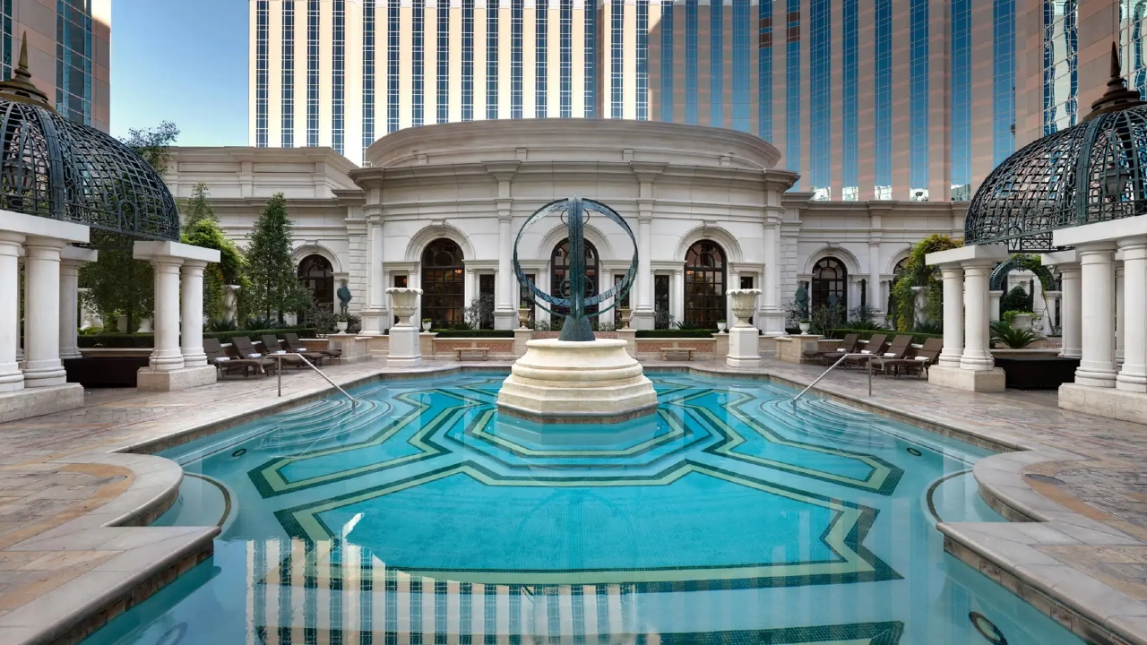 Pool Garden at The Venetian Resort Las Vegas