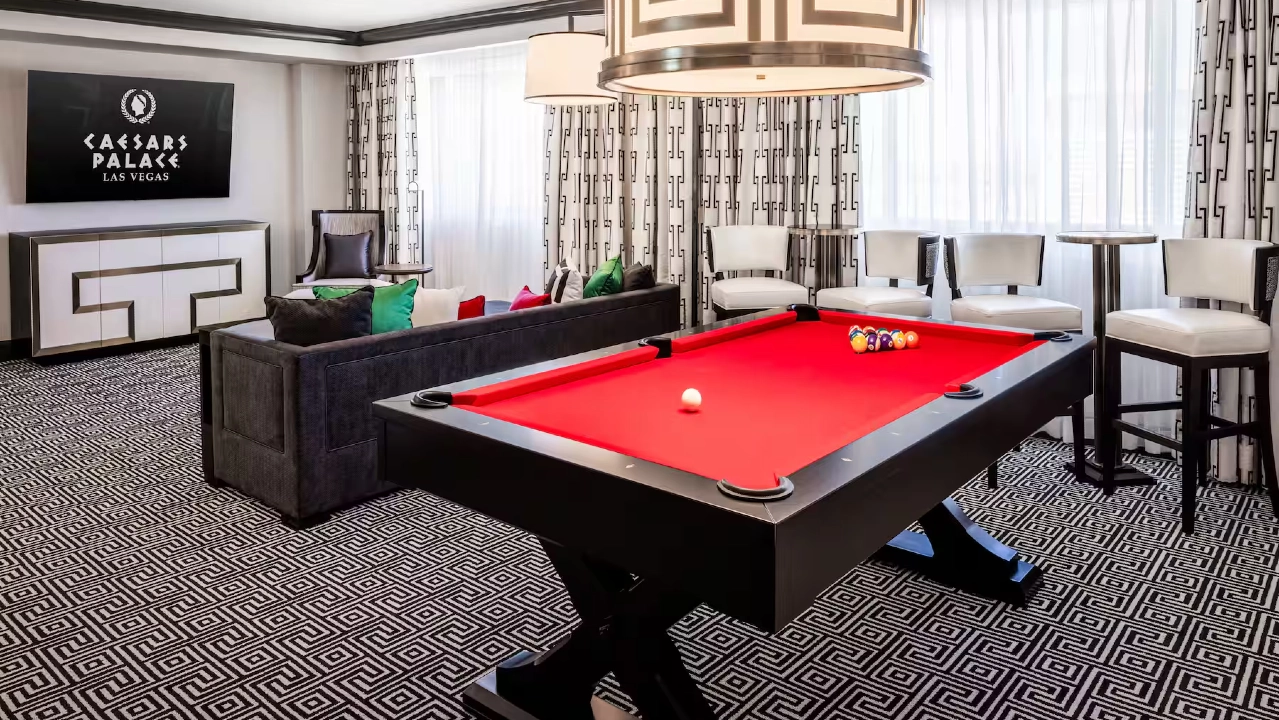 Colosseum Premium Suite King With Pool Table at Caesars Palace Las Vegas