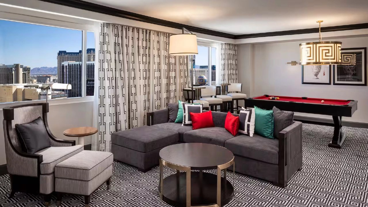 Colosseum Premium Suite King With Pool Table at Caesars Palace Las Vegas